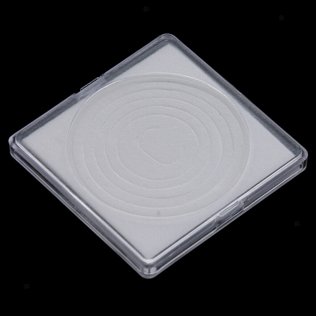 80 Pieces Square Acrylic Coin Collection Holder Display Cases Container