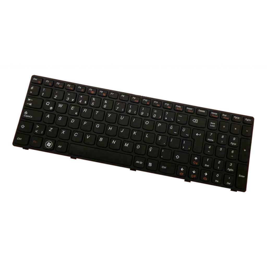 Replacement Keyboard Turkey for Lenovo B570 Z570 V570G b580 with Frame