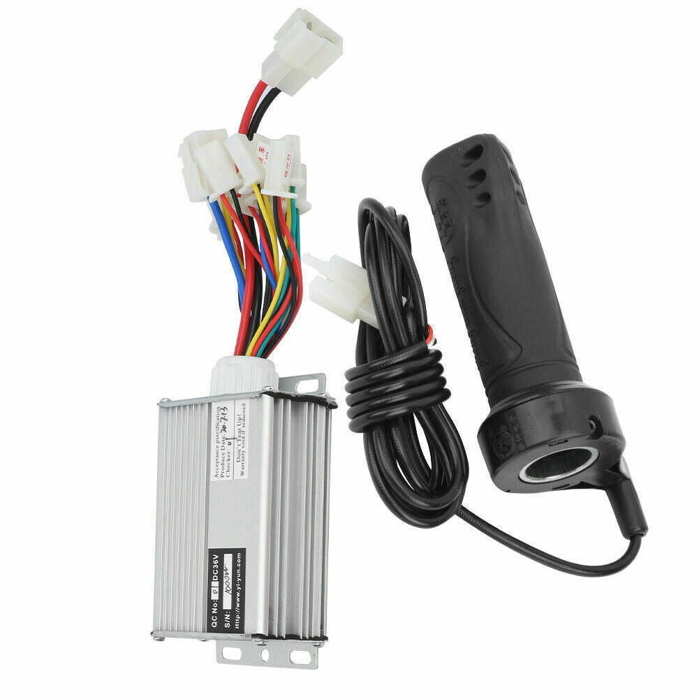 36v 1000W Brushed Controller Throttle Grip Set For E-Bike Electric Bike Scooter