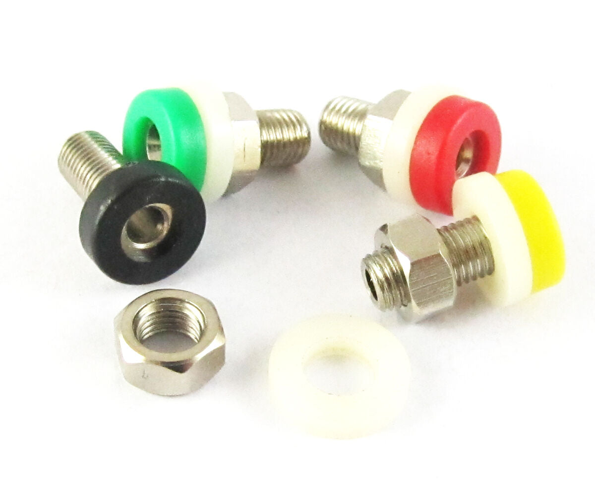 40pcs 4 colors mini 2mm Banana Jack Female receptacle 2mm Binding Post