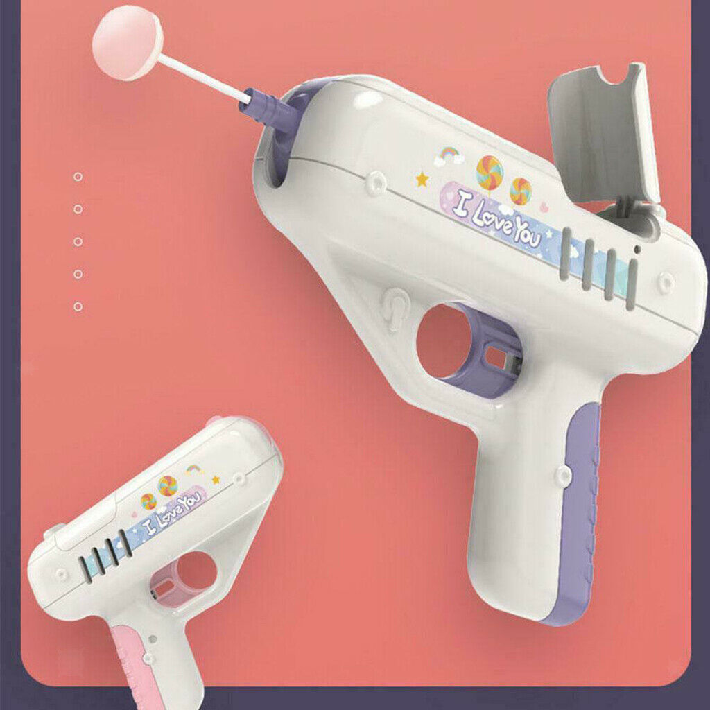 Creative Lollipop Gun Candy Gun for Boys Girls Birthday Gifts Fun Play Pink