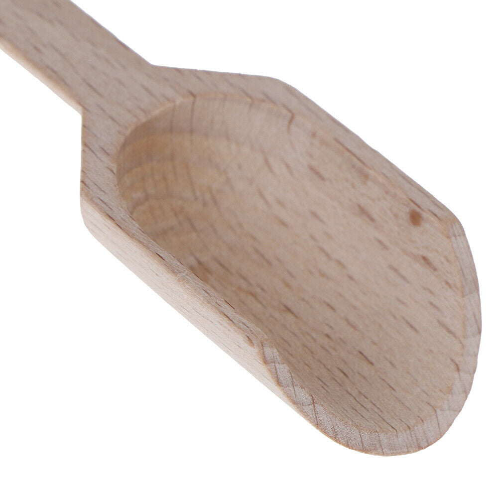 3pcs Wooden Coffee Tea Scoops Mini Candy Bath Salt Spices Flavors Spoons'.l8