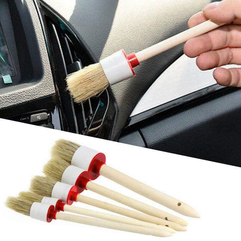 5Pcs Soft Bristle Brush Car Indoor Air-condition Brush Tool Car Care For all car