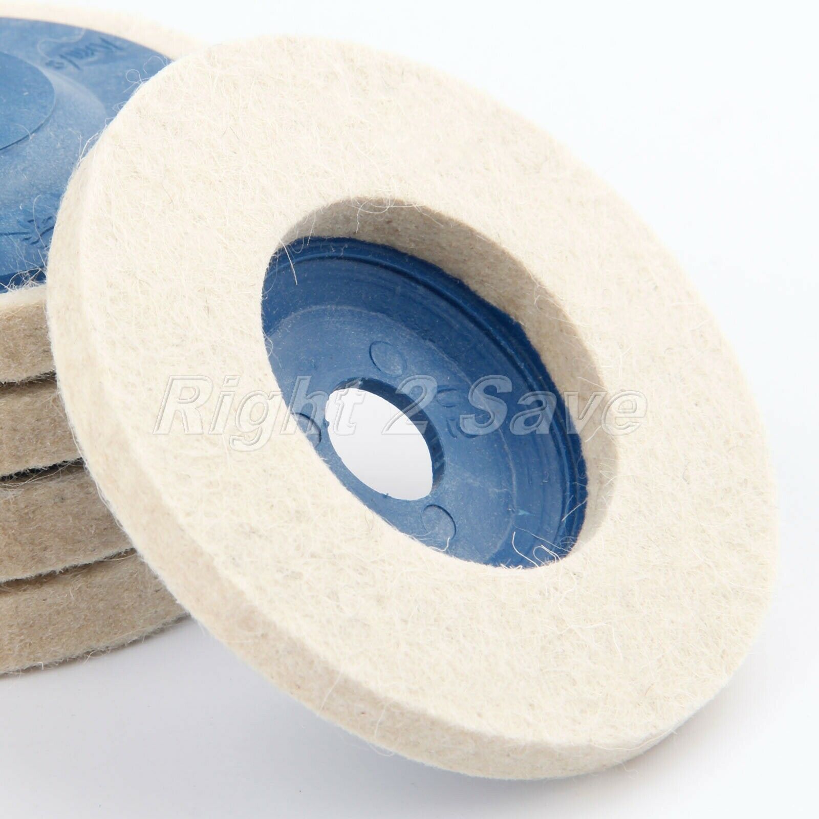 1pc 4" Round Sanding Disc Wool Felt Woodworking Polishing Wheel Pad Rotary Tool