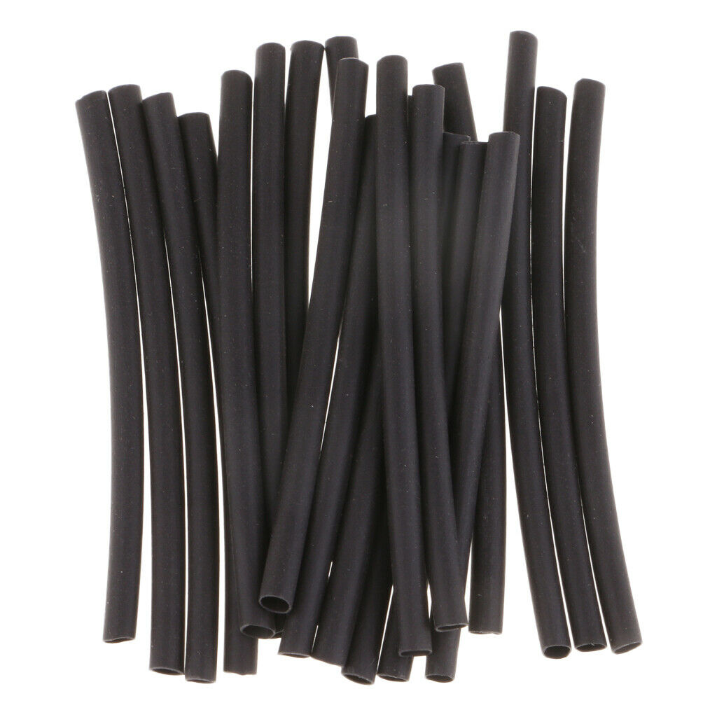 3X 20pcs Heat Shrink Tube, Ronnie Rigs Sleeves, Carp Rig Making Tubing Black