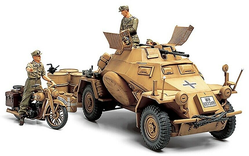 35286 Tamiya Armoured Car Sd.Kfz 222 Africa 1/35th Plastic Kit 1/35 Military