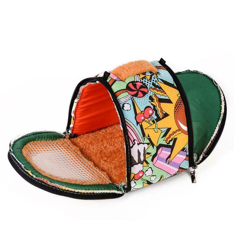 Portable Small Pet Travel Bag Hamster Carrier Breathable Outdoor Hedgehog Bag