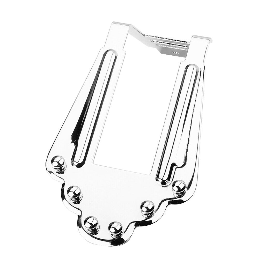 6 Strings Tailpiece Bridge for Jazz Archtop Electric Acoustic Guitar Parts