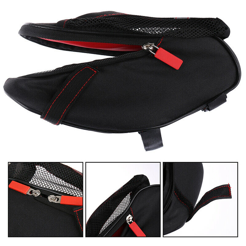 Bicycle Saddle Bag with Water Bottle Pocket Bike Rear Seat Tail Bag IE