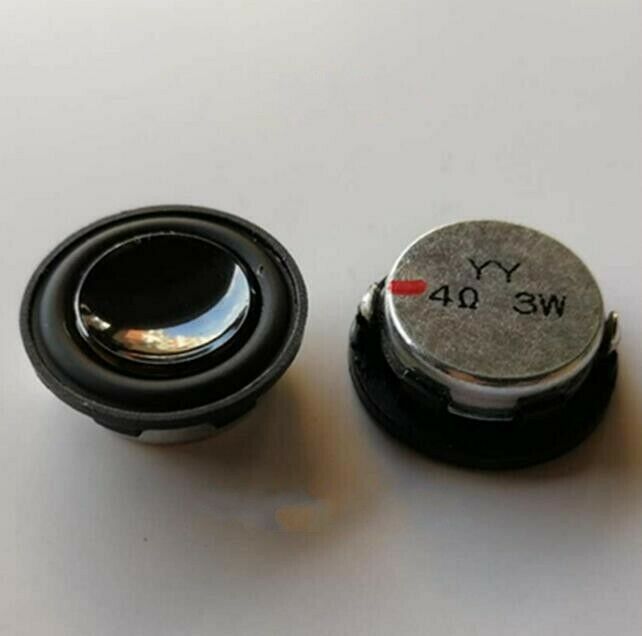 2pcs 1"inch Round 28MM Full range speaker Loudspeaker Audio Parts 4 ohms 3 watts