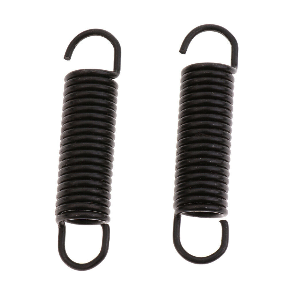 2Pcs Black Bass Drum Pedal Springs Drum Replacement Parts 55mm for Drummer