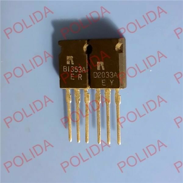 1pairs OR 2PCS  Transistor ROHM HRT-3 (TO-126) 2SB1353A/2SD2033A B1353A/D2033A