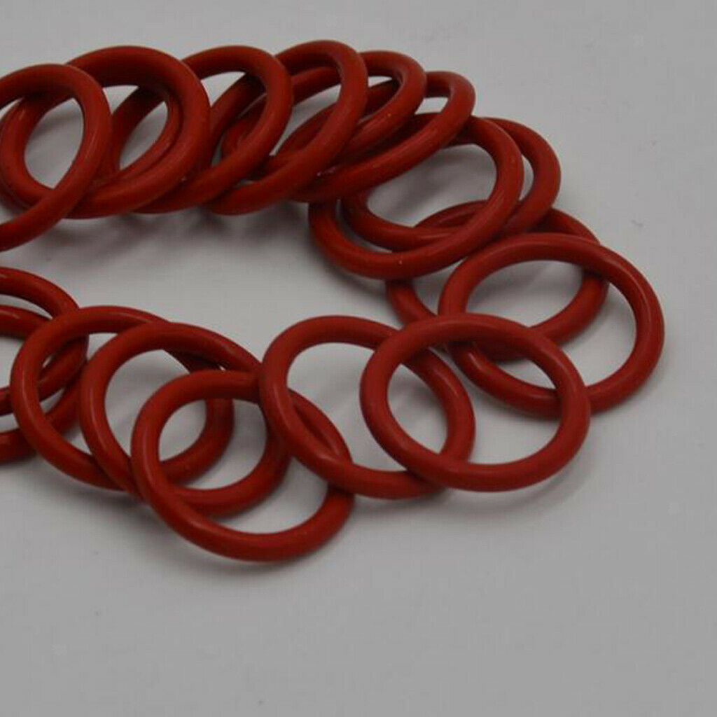 20x Silicone O-Rings Tube Damper Silicone Rings For 12AX7 12AU7