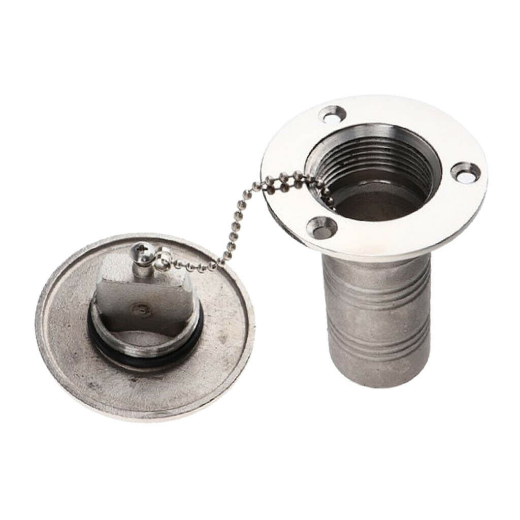 Marine Boat Water Fuel Deck Filler Keyless Lift   Stainless Steel - 50mm