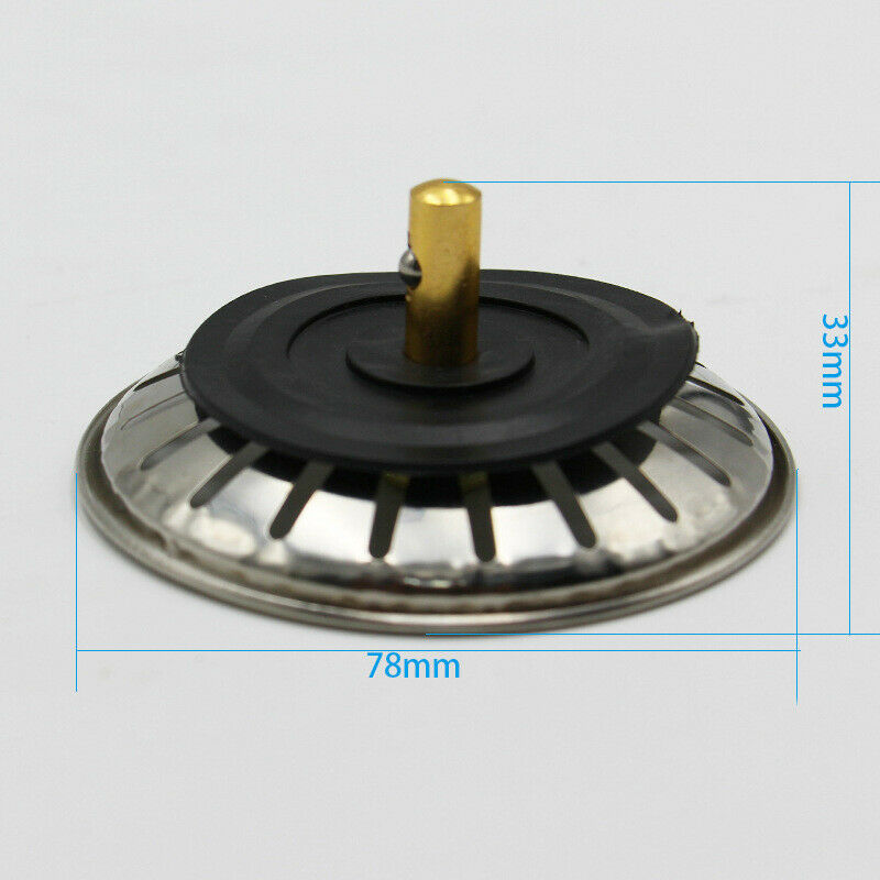 1x Floor Drain Sink Filters Stainless Steel Drain Plug Home Practical Durable