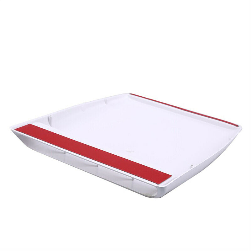Car Air Flow Intake Hood Scoop Vent Bonnet Grill White Decor Covers