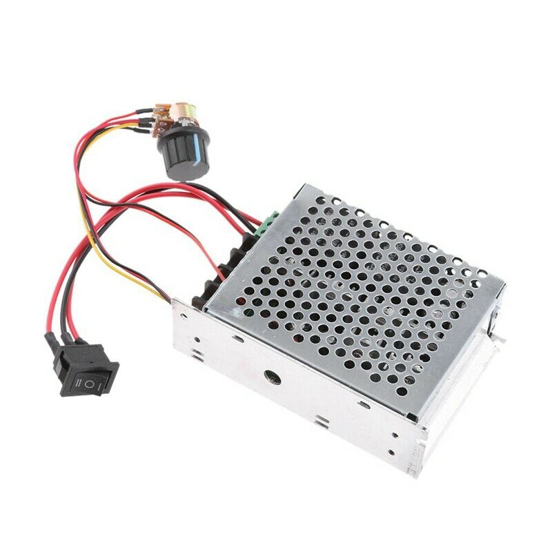 2X(DC 10-50V 40A DC Motor Regulator PWM Motor Speed Controller CW CCW ReverX6P9)