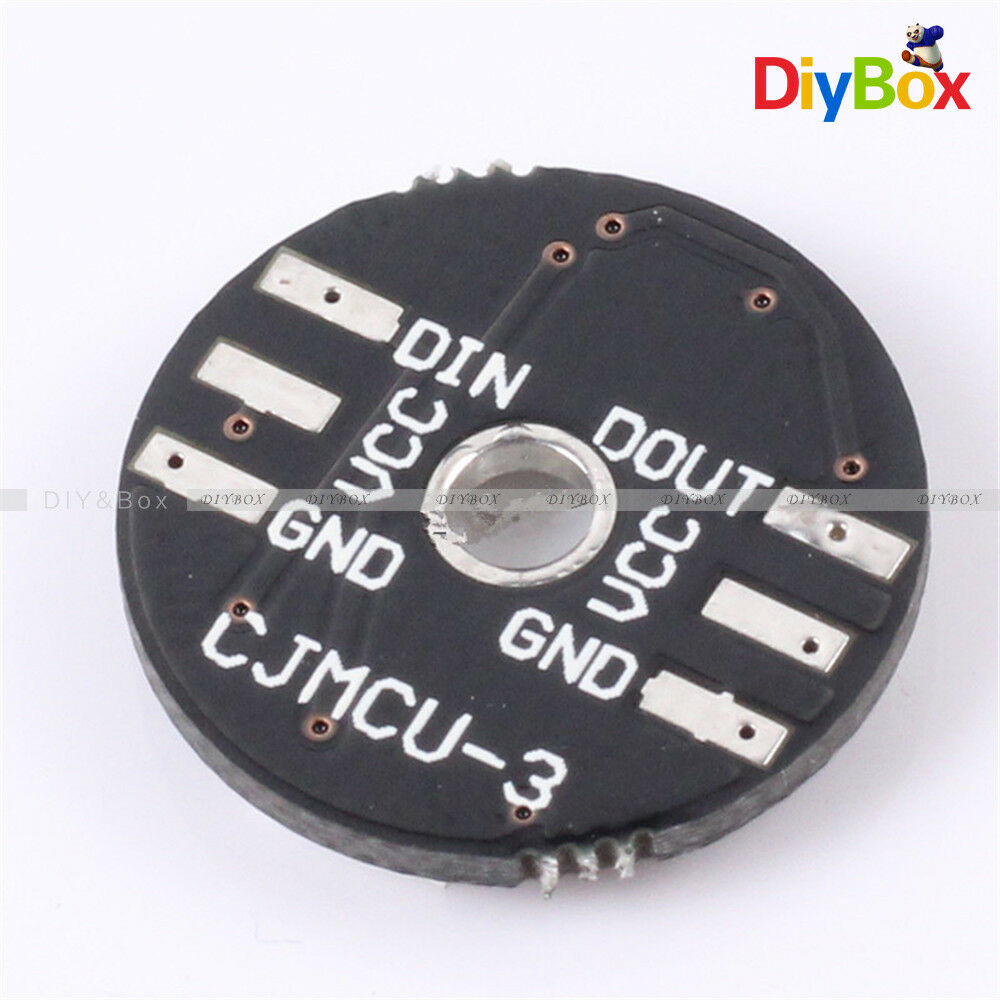 1PC WS2812 3Bit 5V 5050 RGB LED Lamp Panel Board Round Precise for Arduino