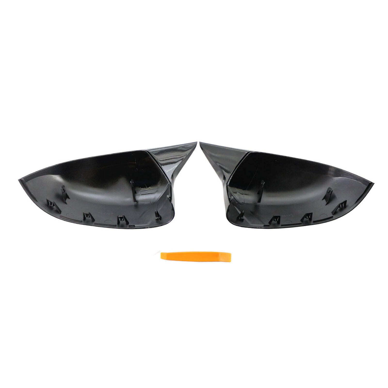 Gloss Black Side Mirror Rearview Covers Trim Fit for BMW X3 X5 X6 Parts Acc