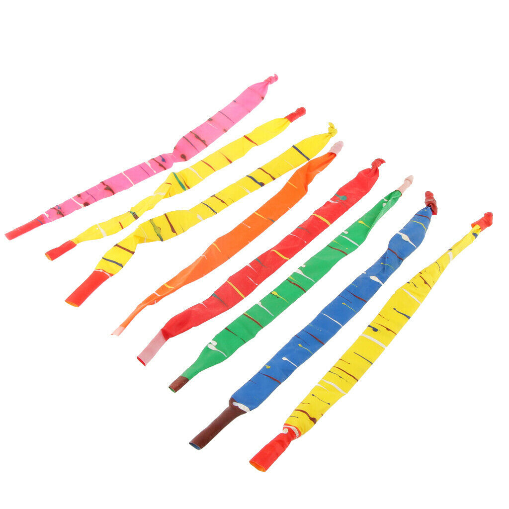 40 Pack Rocket Balloons, Flying Balloon Giant Rocket Balloons with Whistling