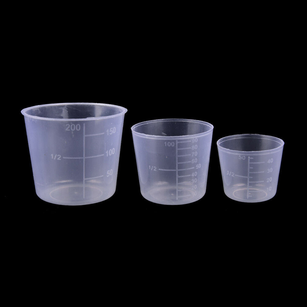 Small Plastic Glue Mixing Cup Bait Mix Measuring Cups Kit  for Carp Fishin.l8