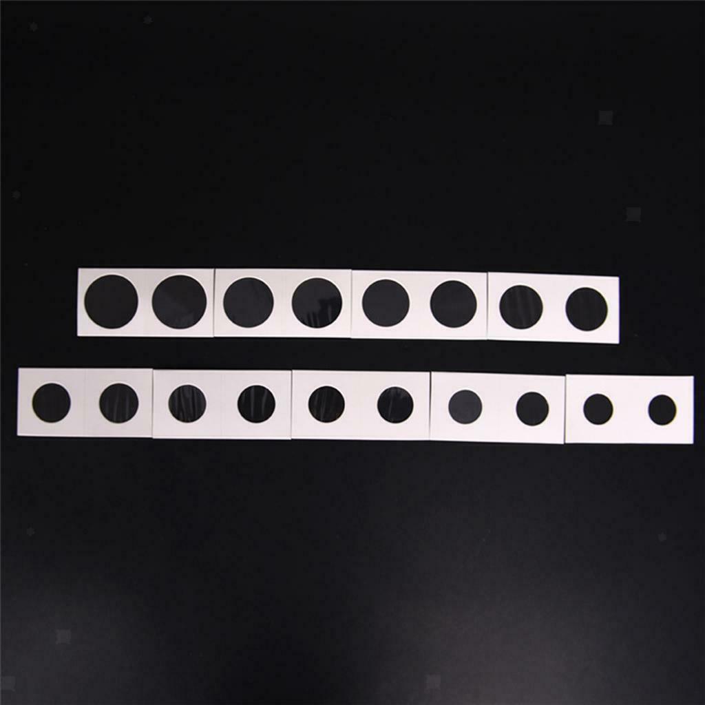 50 Pieces Thick Cardboard Coin Collecting Holder Card Assorment - 25mm