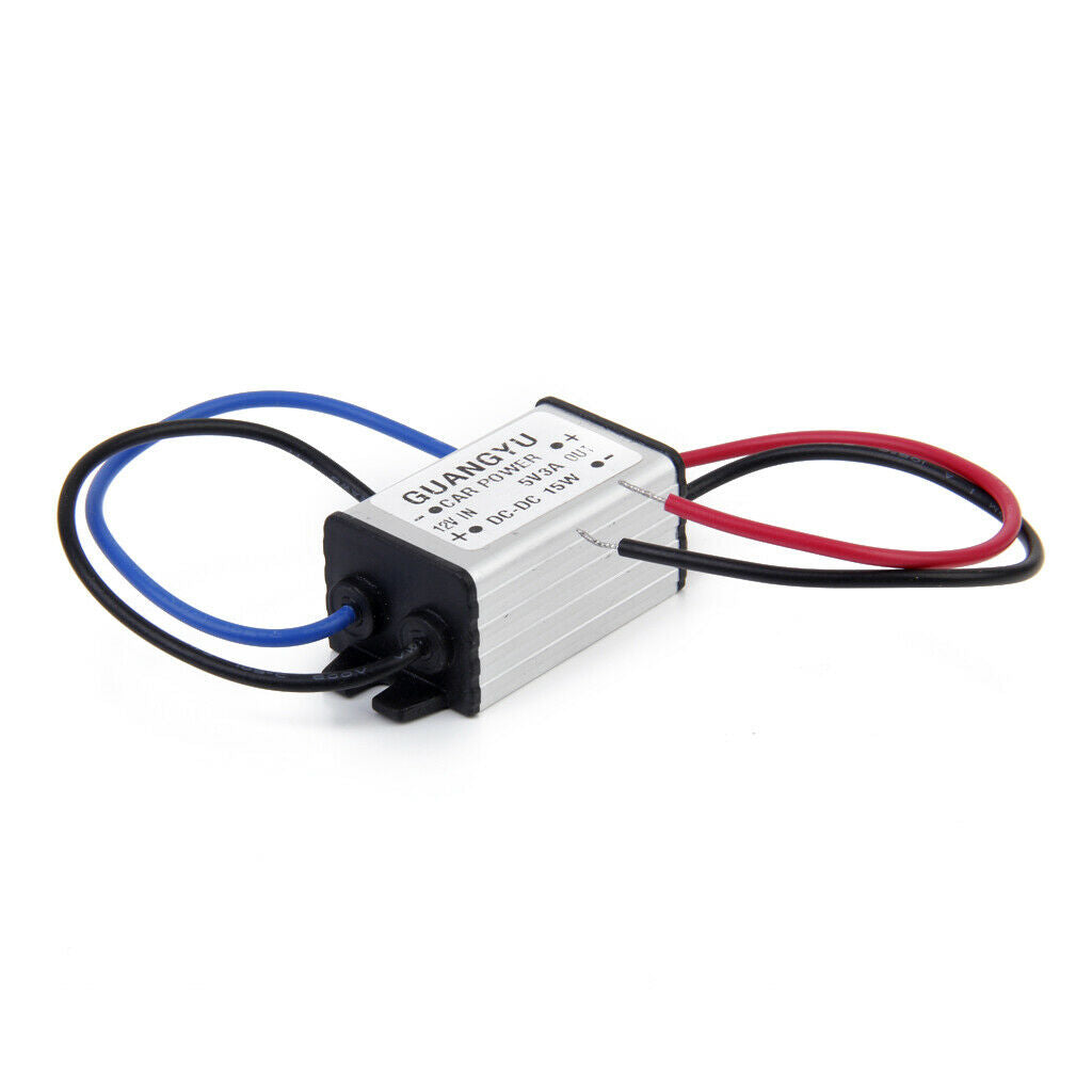 Waterproof DC 12V To 5V 3A 15W Buck  Module Car