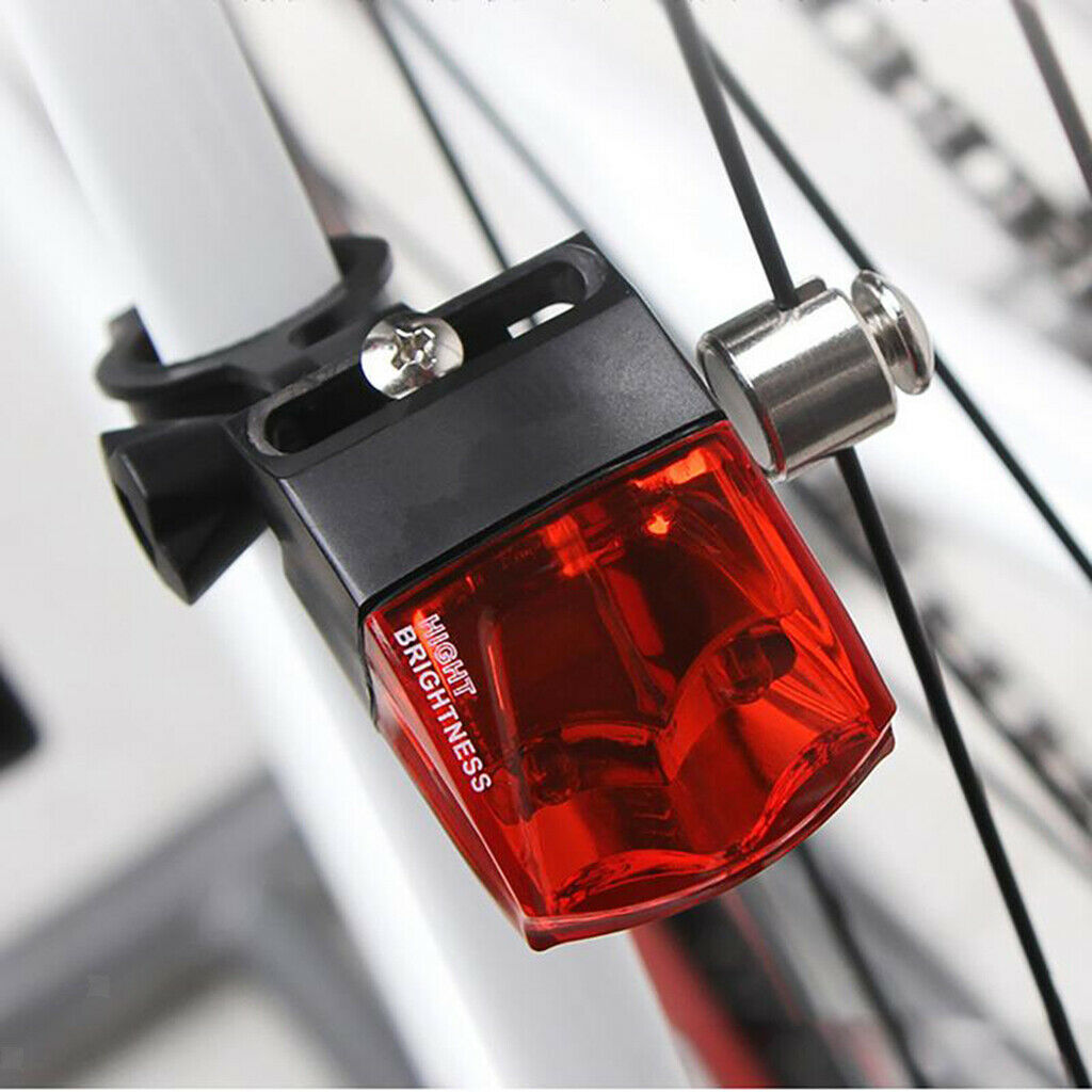 Bicycle Rear Light Magnet Induction LED Bike Tail Light No Battery Self-powered