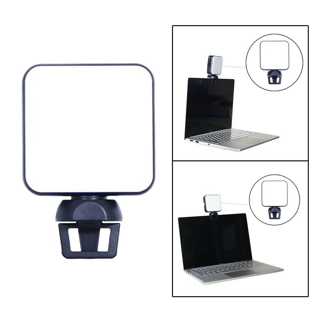 USB Video Conference LED Light Dimmable Vlog Kit for Laptop Zoom Call, Black