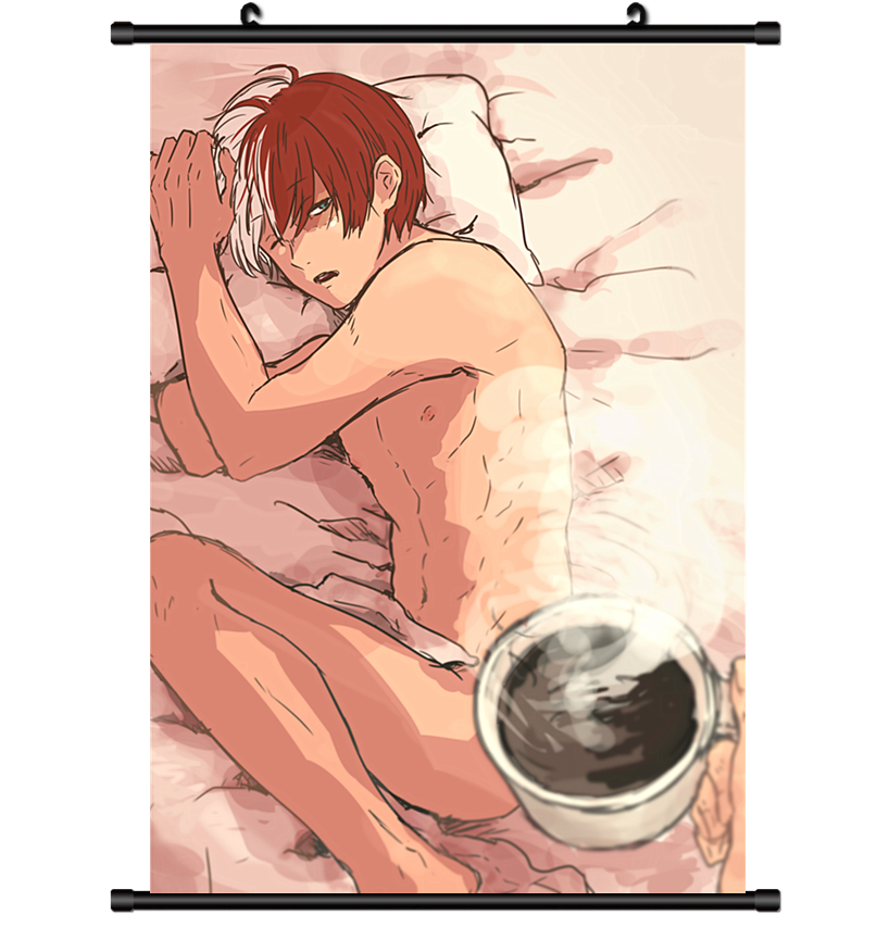 4119 Anime My Boku no Hero Academia Shouto wall Poster Scroll