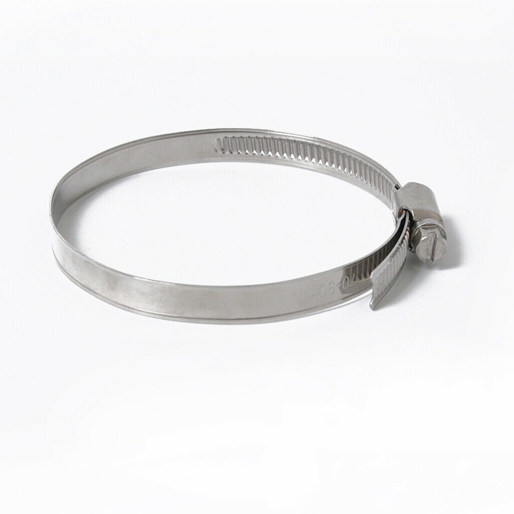 10Pcs Hose Clamp Adjustable Pipe Tube Clamps 304 Stainless Steel Hose Clips
