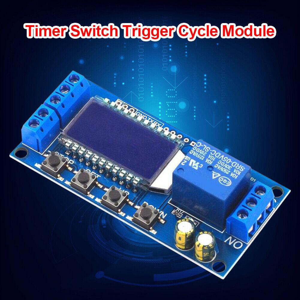 1-CH Digital Time Delay Relay Trigger Cycle Timer Switch Board Micro USB 5V