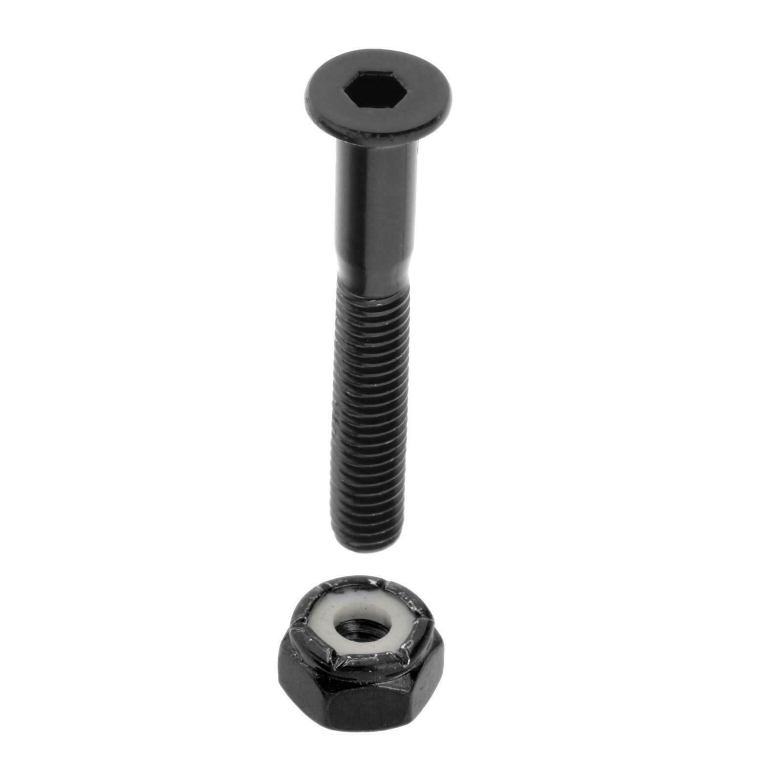 8pcs Replacement Longboard Skateboard Hardware Screws Mounting Black Acce 35mm