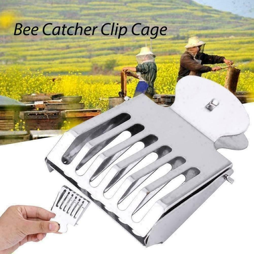 New Steel Bee Trap Cage Queen Beekeeping Anti-Escape Tool Equipment Accessories