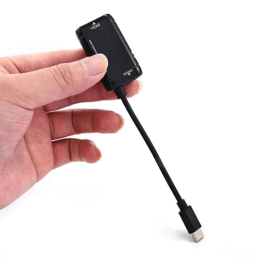 US-Type C USB to HDMI Adapter Converter Cable for Android Phone Smartphone HD TV