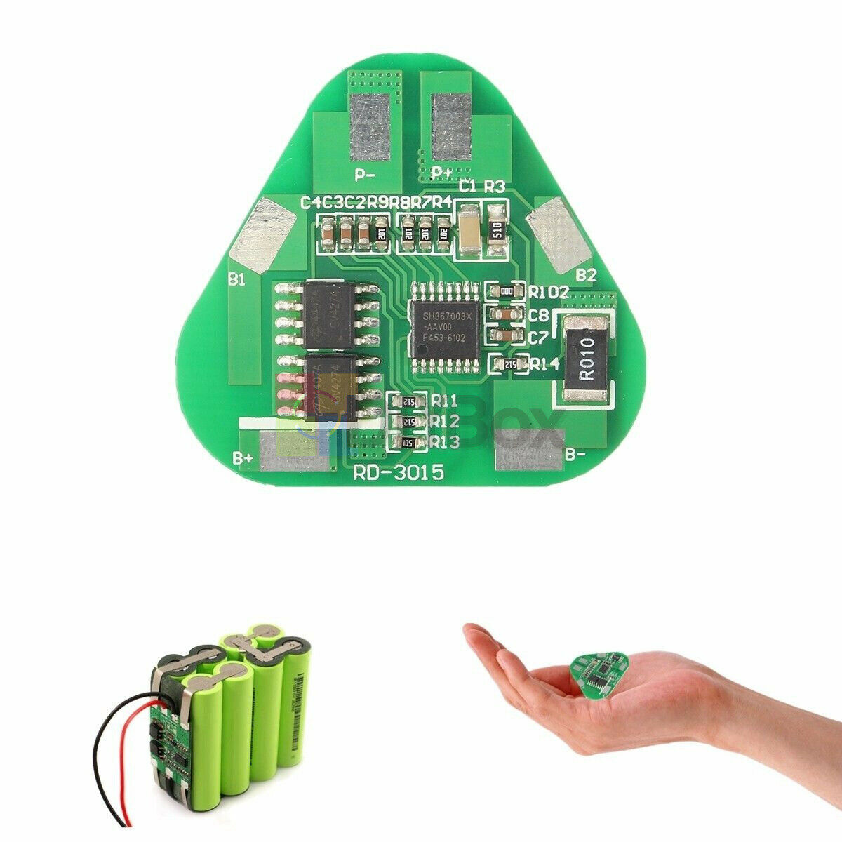 10.8V-12.6V 3S 4A Li-ion Lithium Battery Protection Circuit Board 3/6/9/12 Cell