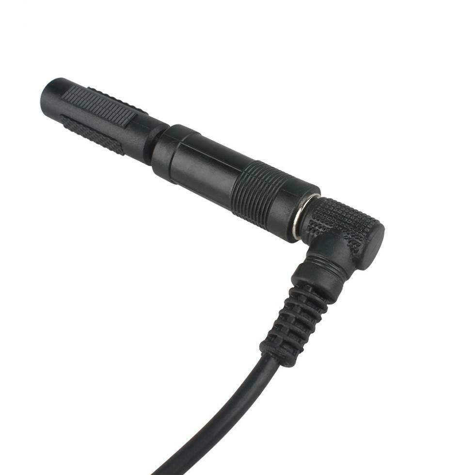 2PCS Black Color Microphone MIC / Audio Adapter 3.5mm Male to Female for Guitar