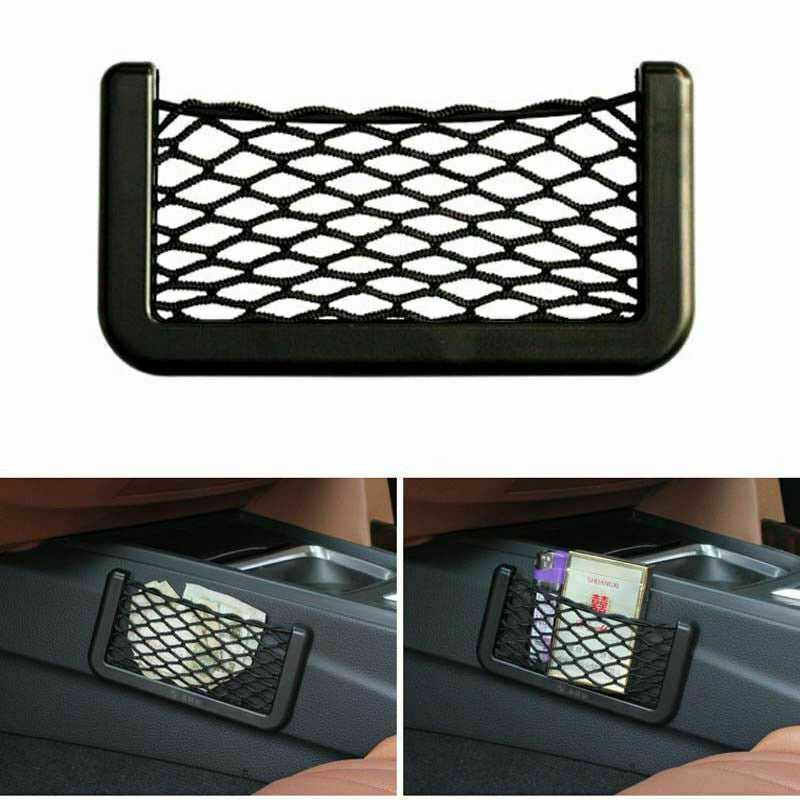 Creative Car Auto Seat Side Back Net Storage Bag Phone Holder Pocket Organizers