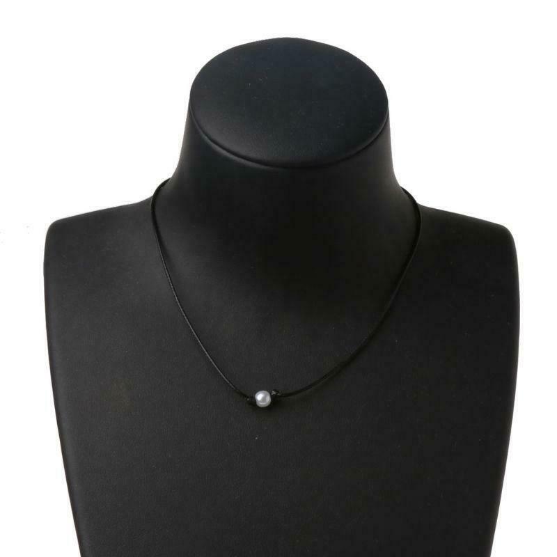 4Pcs Natural Sea Shell Pearls Choker Necklace Adjustable Hawaiian Beach Jewelry