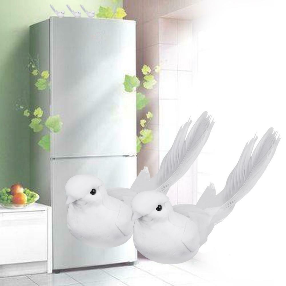 10pcs Set Little Bird Ornaments Fridge Magnet Home Decoration Furnishing @
