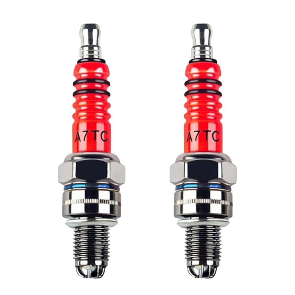 Red Professional 3  Spark Plug For  CRF50 (Pack Of 2)