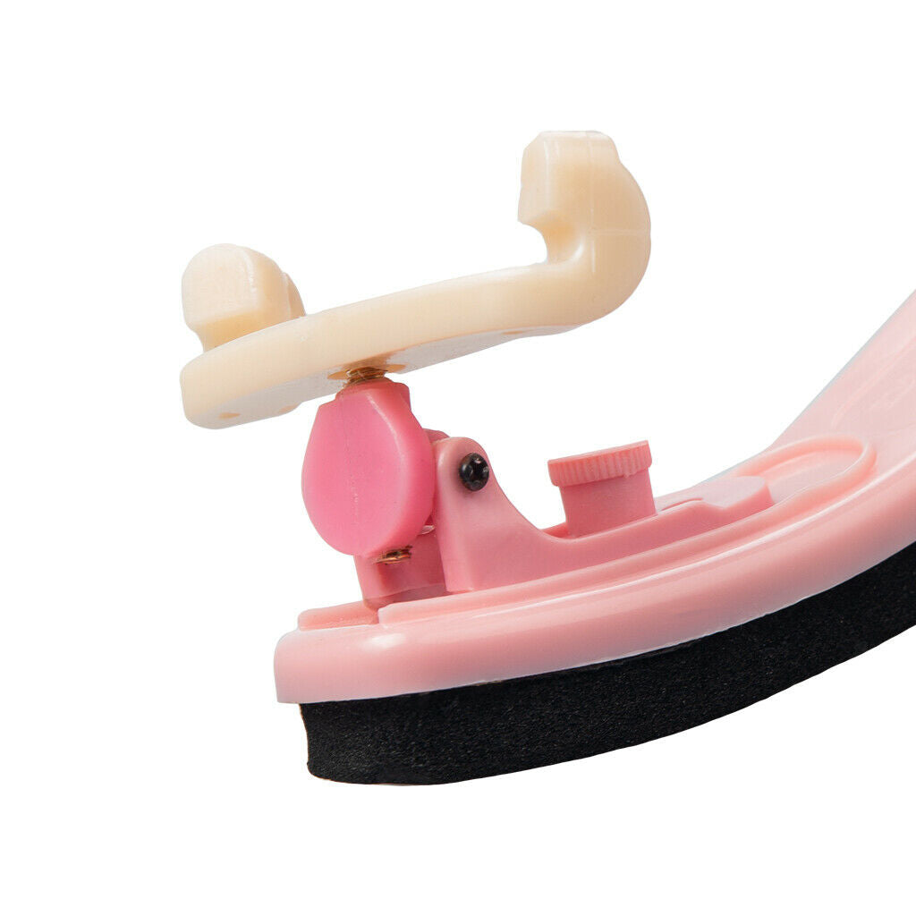 Violin Shoulder Rest Plastic Adjustable for 3/4 4/4 Violin Shoulder Parts