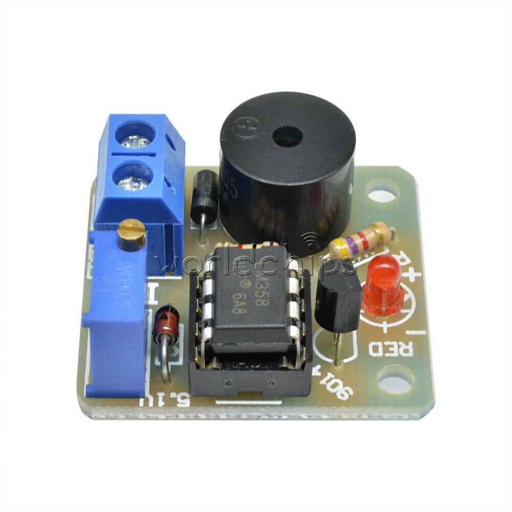 9/12V Anti Over Discharge Low Voltage Protection Module Audible Alarm Buzzer