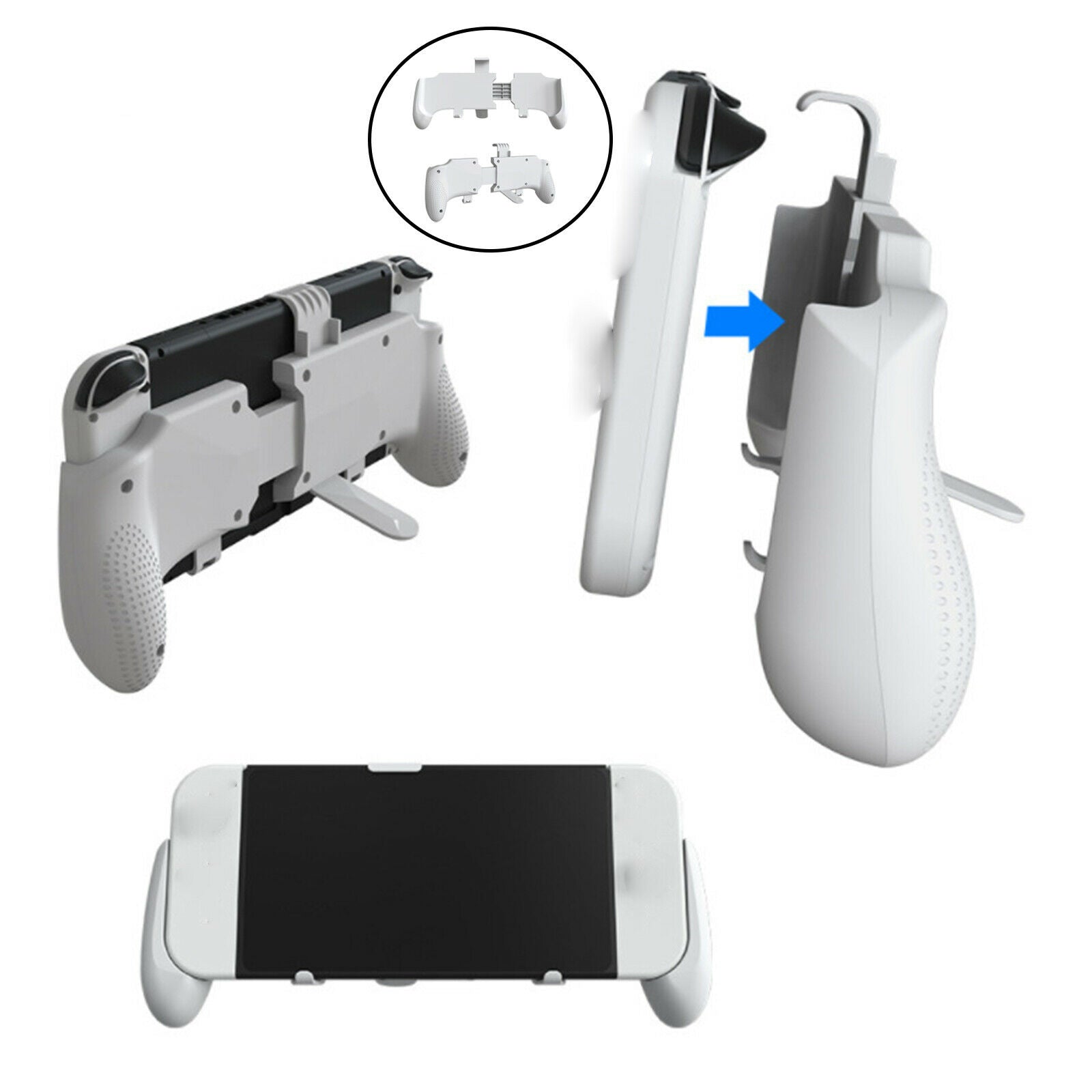 Detachable Handheld Hand Grip Case Protective Grip Case for Switch Lite/OLED