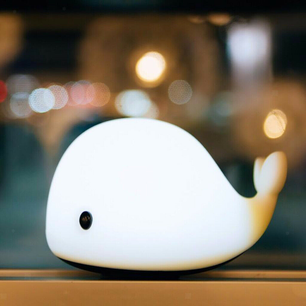 Night Light Kids Baby Bedroom Nursery Table LED Lamp USB Plug Dimmable Mood