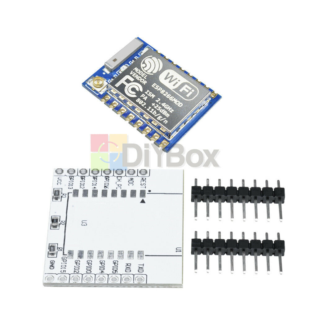 ESP8266 ESP-07 Remote Serial Port WIFI Module + IO Adapter Plate Expansion Board
