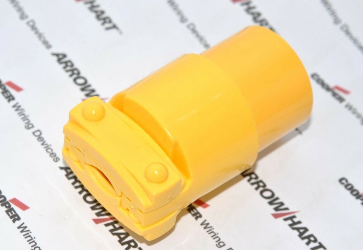 1pcs-COOPER 4887 15A 125V Commercial Grade Thermoplastic Vinyl Connector