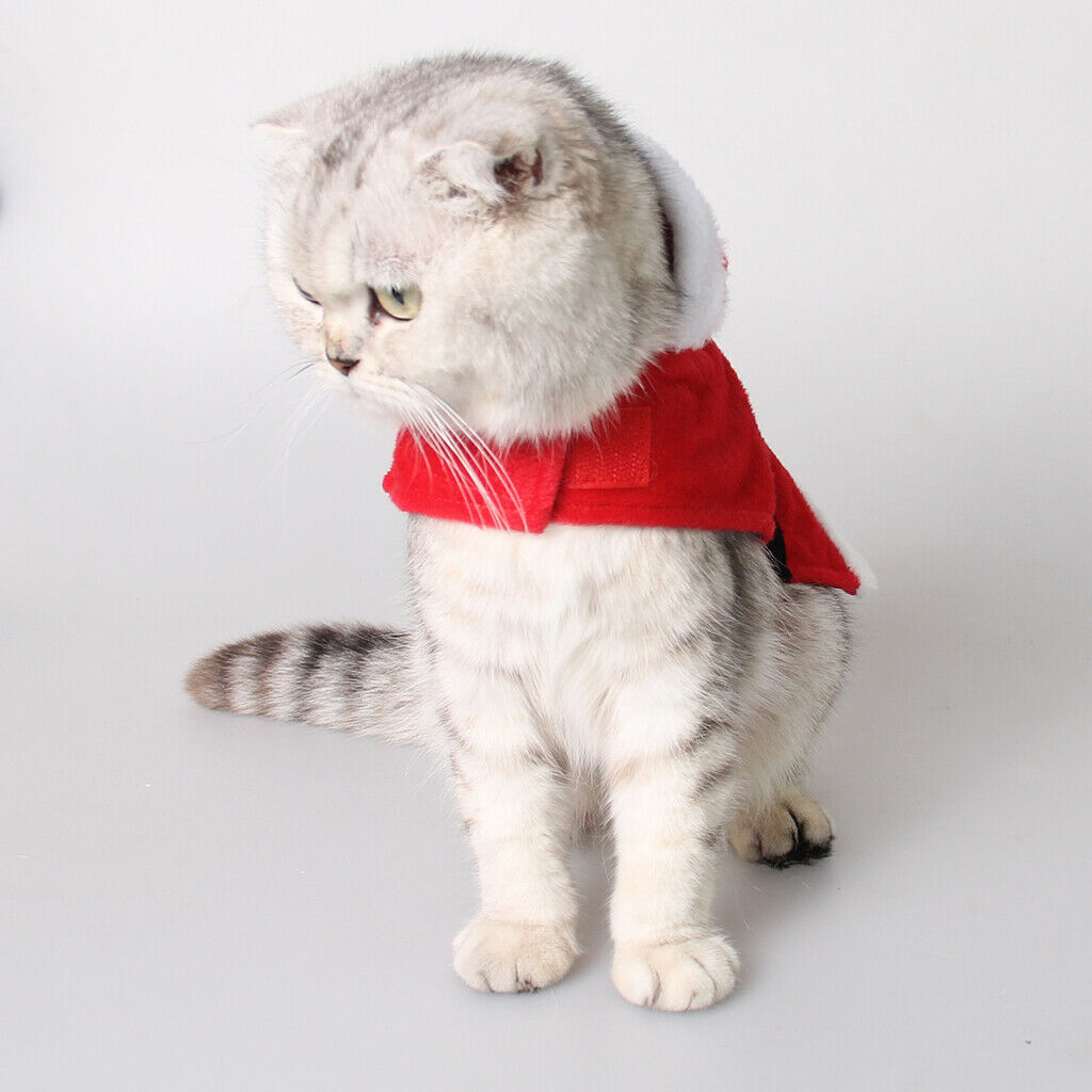 Pet Christmas Hoodie Costume Free Size Pet Christmas Warm Outfit Apparel