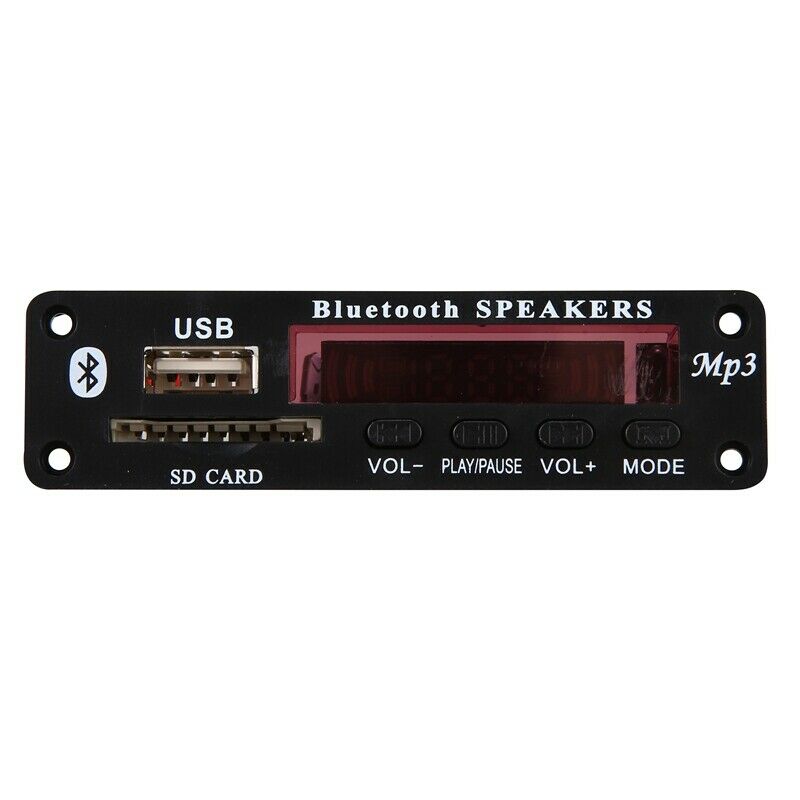 Dc 5V/12V Bluetooth 5.0 Audio Decoder Board Audio Module Usb Aux Sd Fm Radio LH6