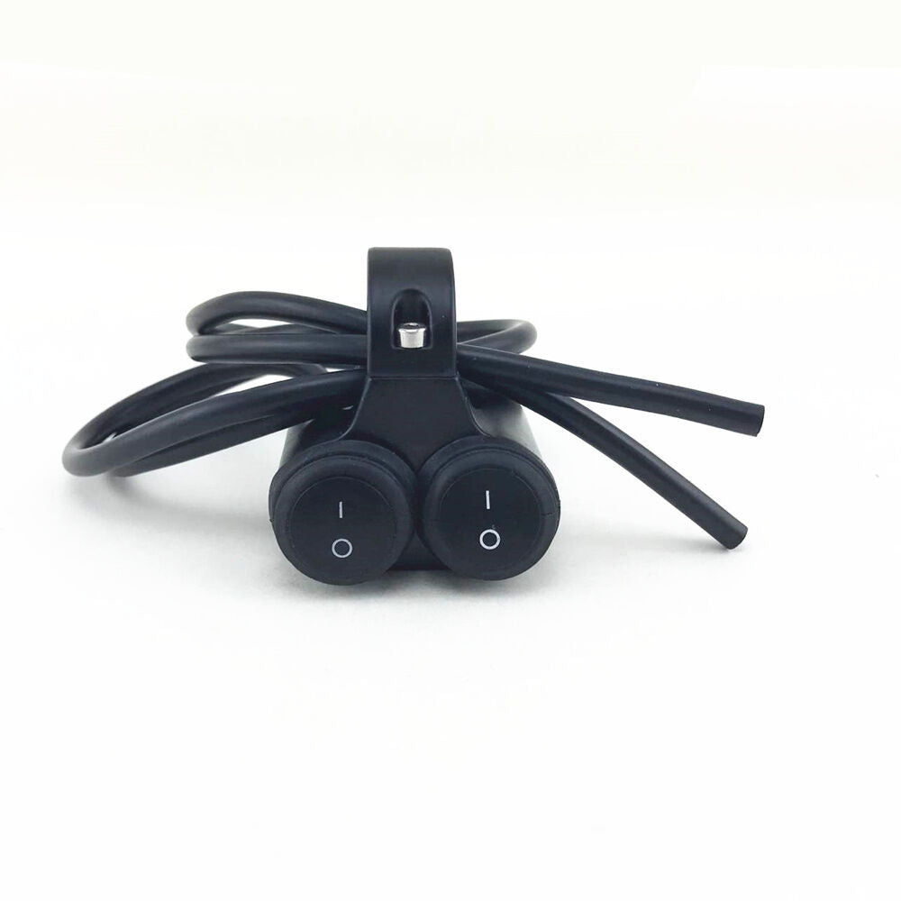 Waterproof 7/8''Motorcycle Handlebar H/L Beam Headlight Spot Light On Off Switch